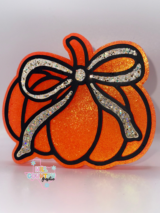 Pumpkin Bow Freshie