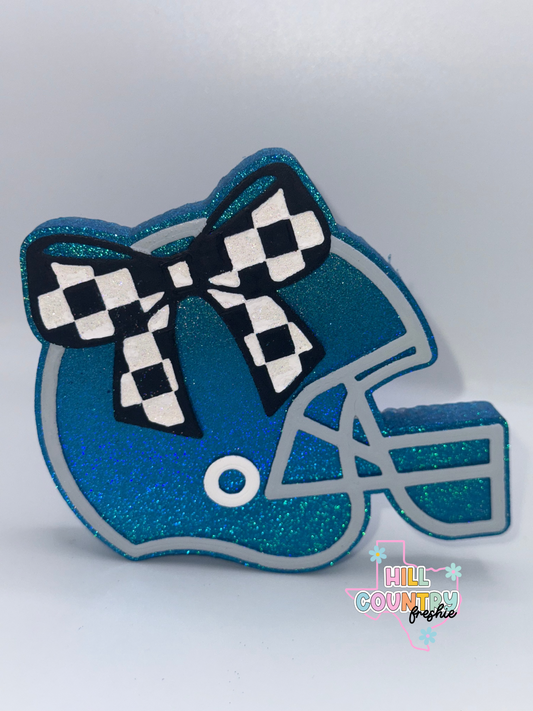 Helmet with Checkered Bow Freshie